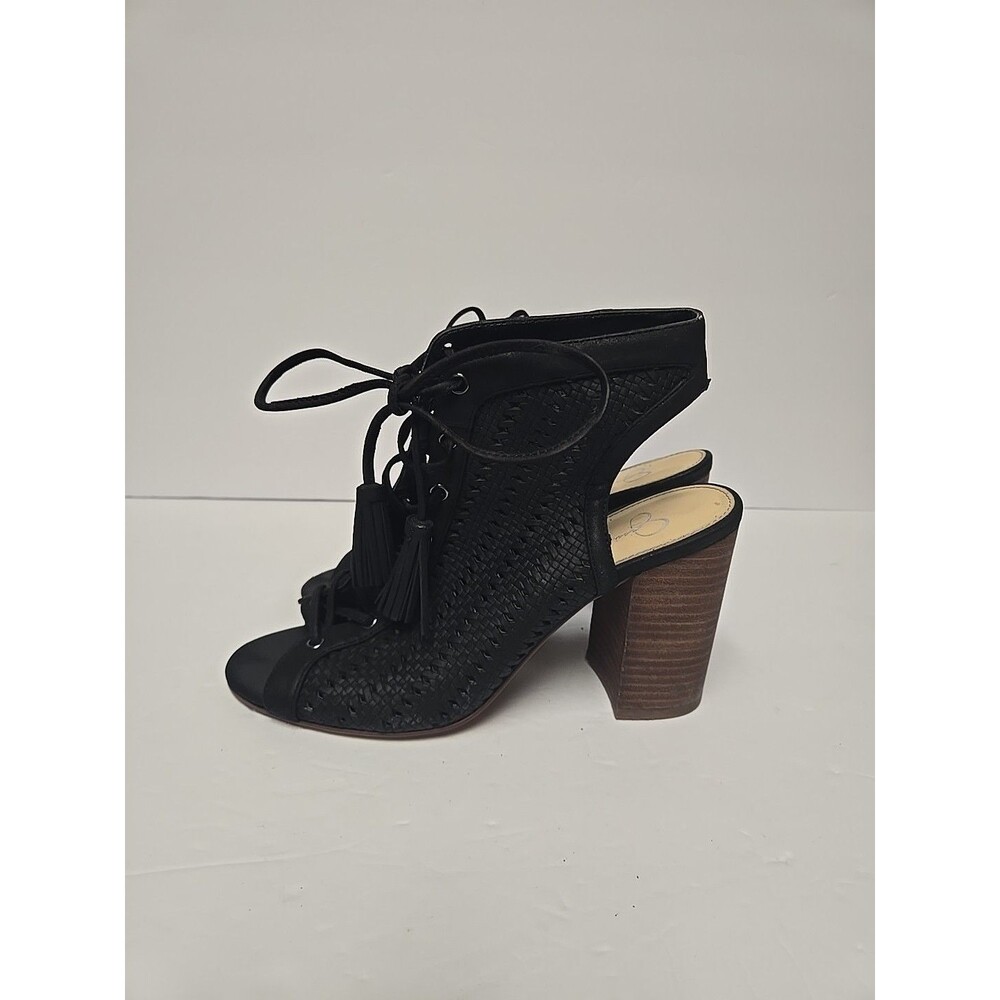 Jessica Simpson Tinnay Block Heel Bootie Size 7.5 Lace